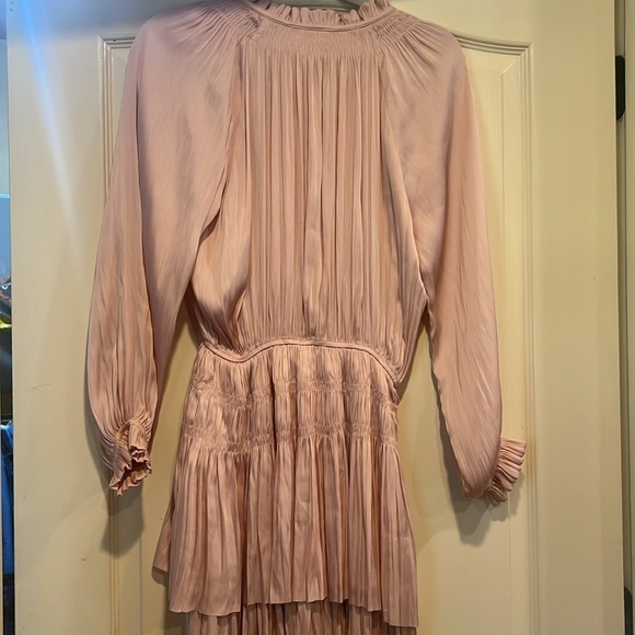 Lana Dress in Romantic Blush with Subtle Bubble Top and Smocking - Picture 10 of 10